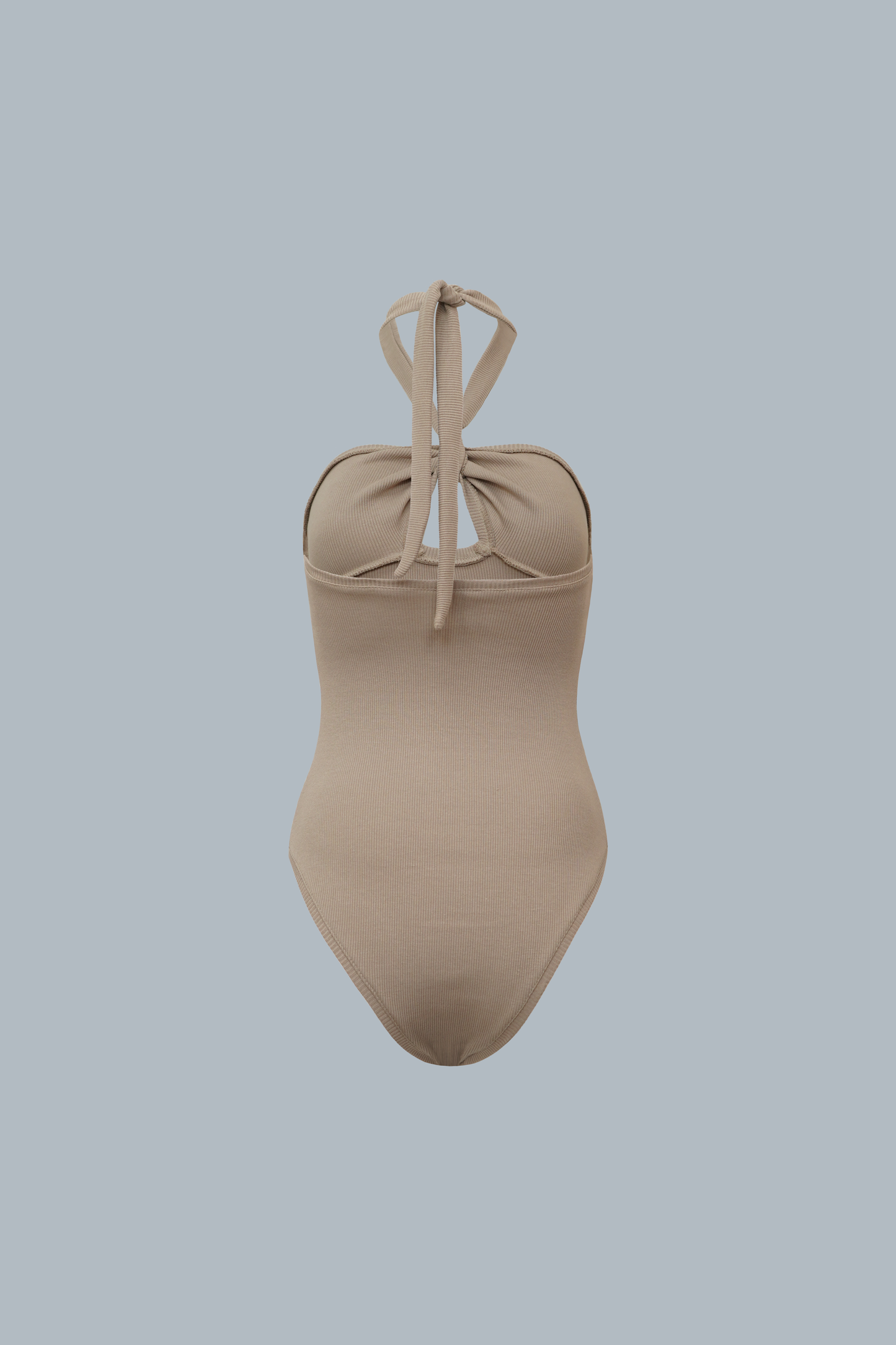 Knotted bodysuit - Cappuccino